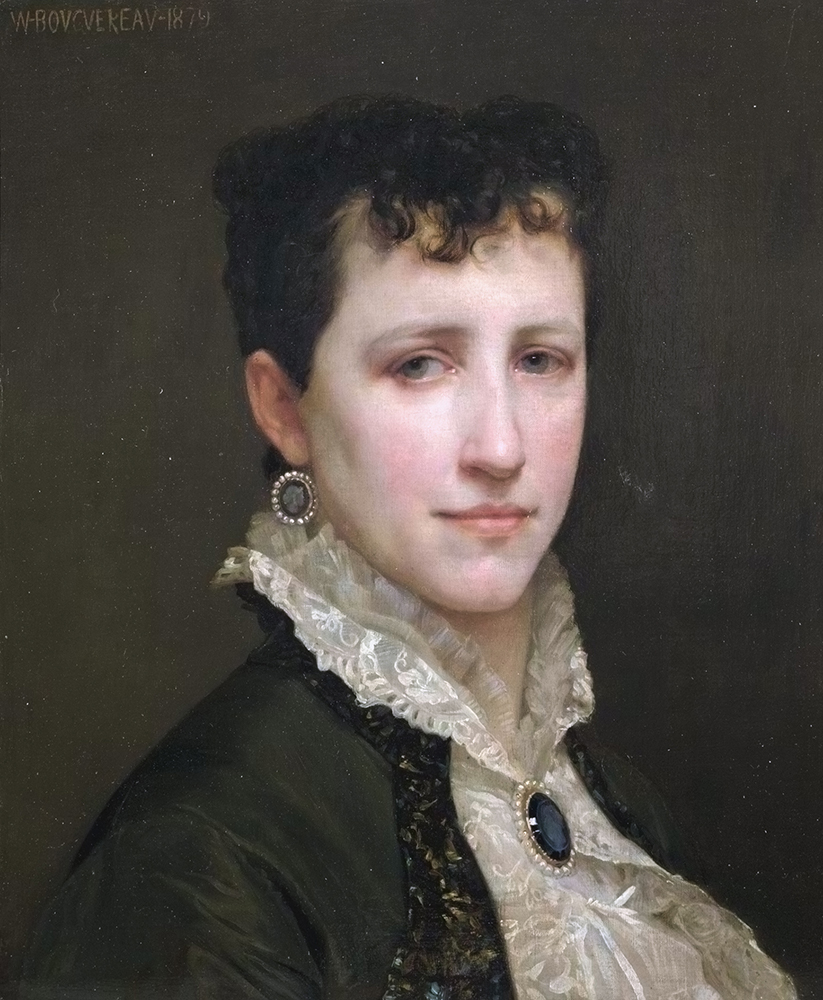 William-Adolphe Bouguereau Portrait de Mademoiselle Elizabeth Gardner (1879) oil painting reproduction