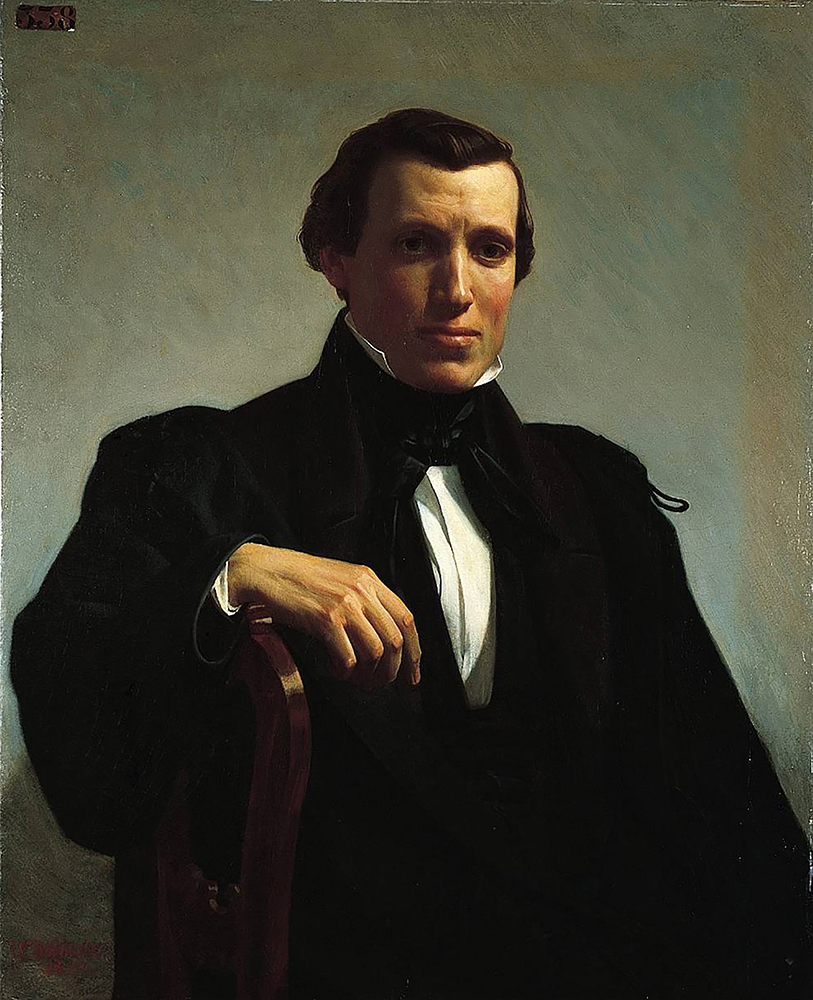 William-Adolphe Bouguereau Portrait of Monsieur M. (1850) oil painting reproduction