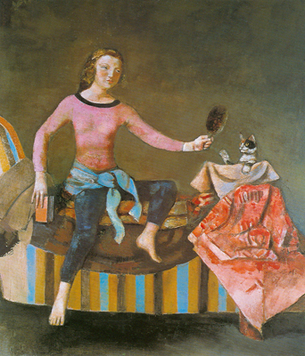 Balthus Cat in a Mirror II oil painting reproduction