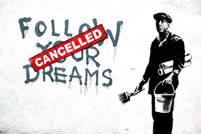 Banksy Follow Your Dreams oil painting reproduction