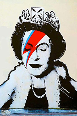 Banksy Queen as Ziggy Stardust oil painting reproduction