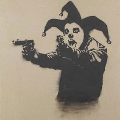 Banksy Clown oil painting reproduction