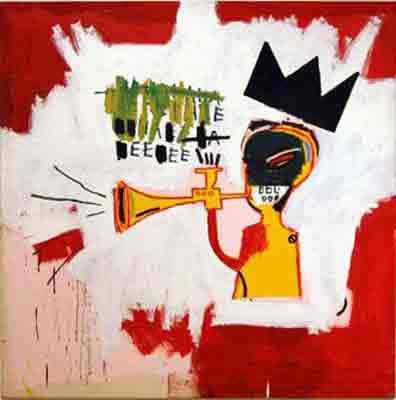 Jean-Michel Basquiat Trumpet oil painting reproduction