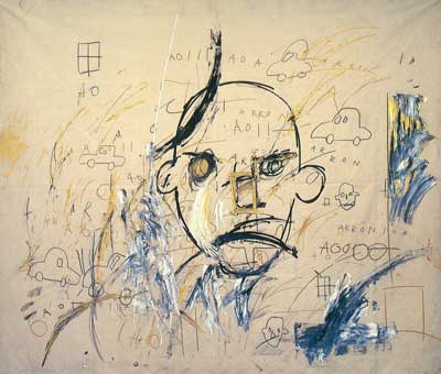 Jean-Michel Basquiat Aaron 1 oil painting reproduction