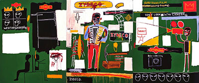 Jean-Michel Basquiat Zydeco (3 panels) oil painting reproduction