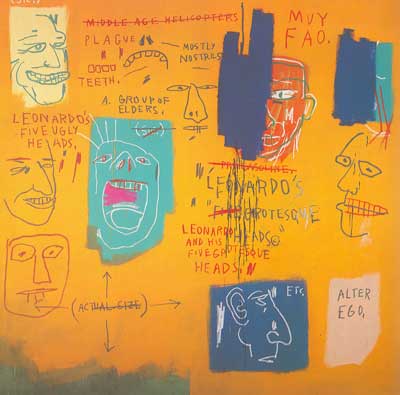 Jean-Michel Basquiat Unititled (Alter Ego) oil painting reproduction