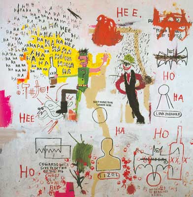 Jean-Michel Basquiat Riddle Me This Batman oil painting reproduction