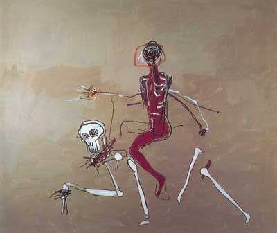 Jean-Michel Basquiat Riding with Death oil painting reproduction