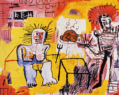Jean-Michel Basquiat Arroz con Pollo oil painting reproduction