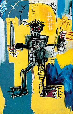 Jean-Michel Basquiat Warrior oil painting reproduction