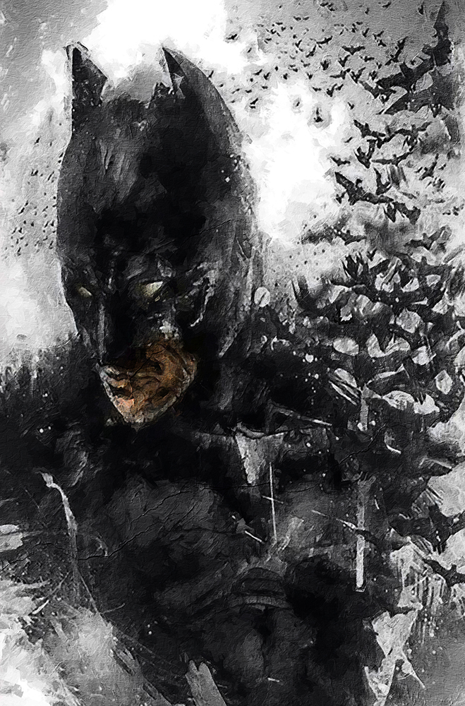 Comic Book Heroes Art - Batman - Batman 3 painting for sale Bat05