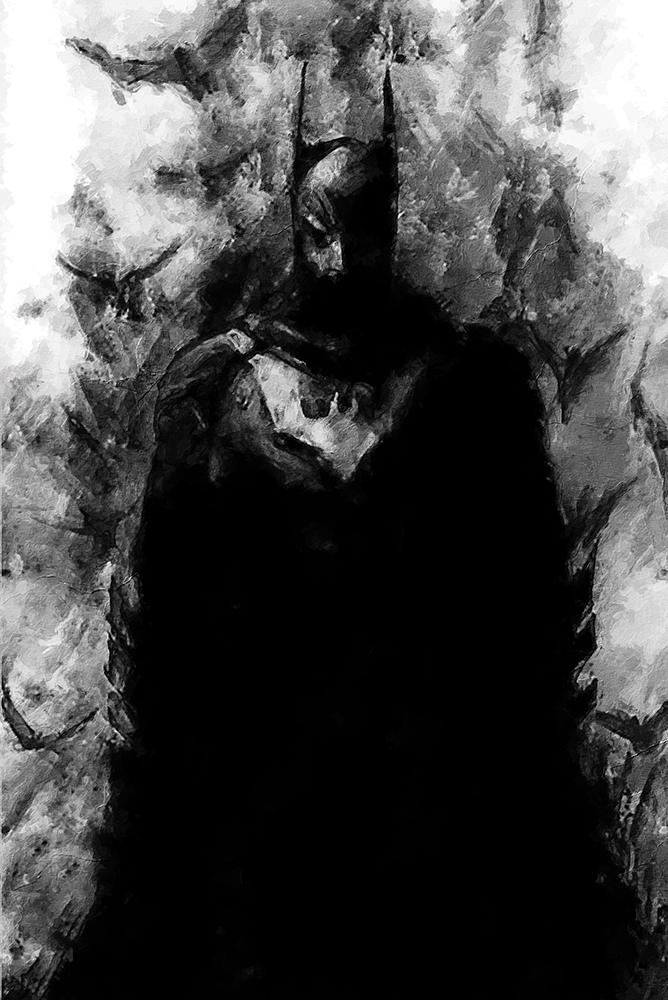 Comic Book Heroes Art - Batman - Batman 5 painting for sale Bat07