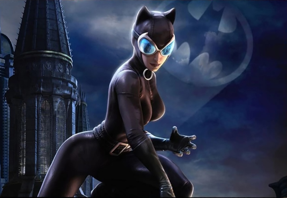 Comic Book Heroes Art - Batman - Catwoman 2 painting for sale Bat18