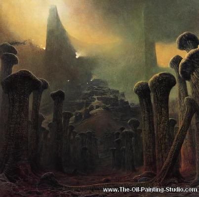 Zdzislaw Beksinski  oil painting reproduction