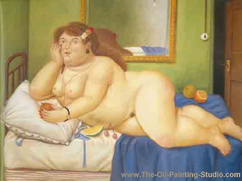 Fernando Botero Aurora oil painting reproduction