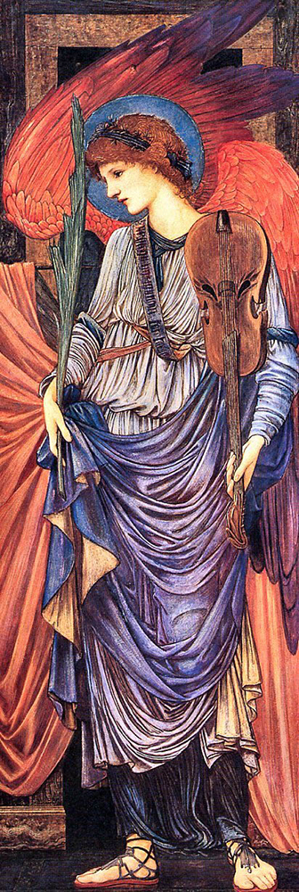 Edward Burne-Jones Musical Angels oil painting reproduction