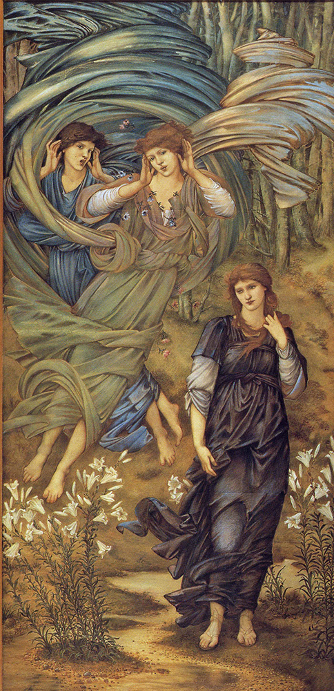 Edward Burne-Jones Sponsa de Libano, 1891 oil painting reproduction