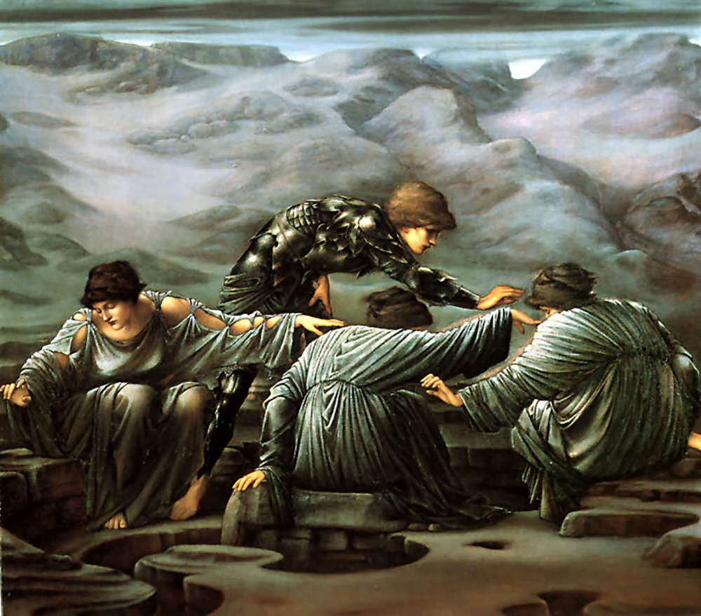 Edward Burne-Jones Perseus and the Graiae, 1892 oil painting reproduction