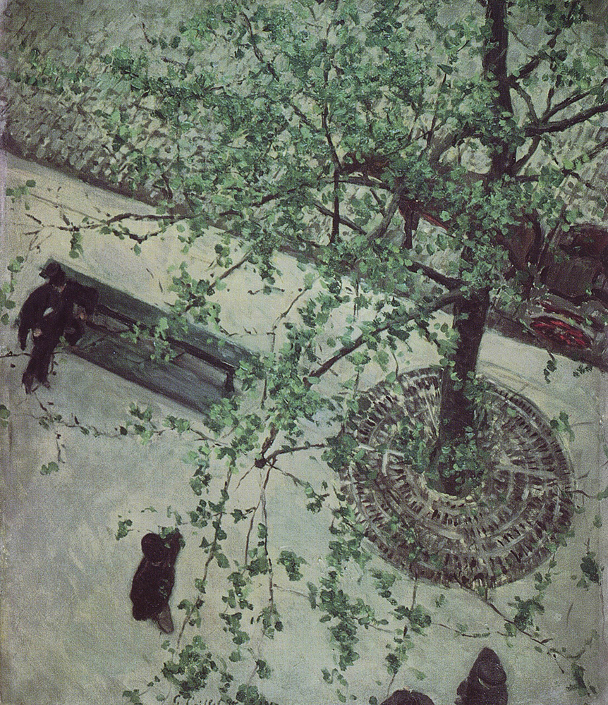 Gustave Caillebotte Boulevard Seen from Above - 1880  oil painting reproduction