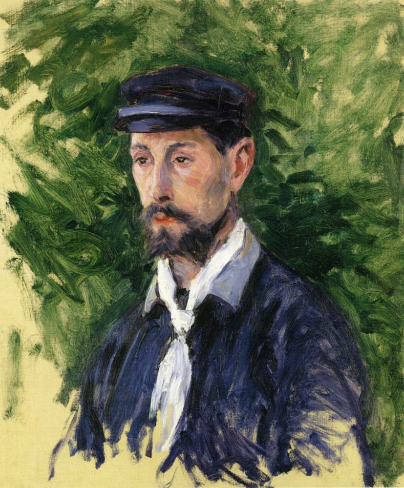 Gustave Caillebotte Bust Portrait of Eugene Lamy - 1888  oil painting reproduction