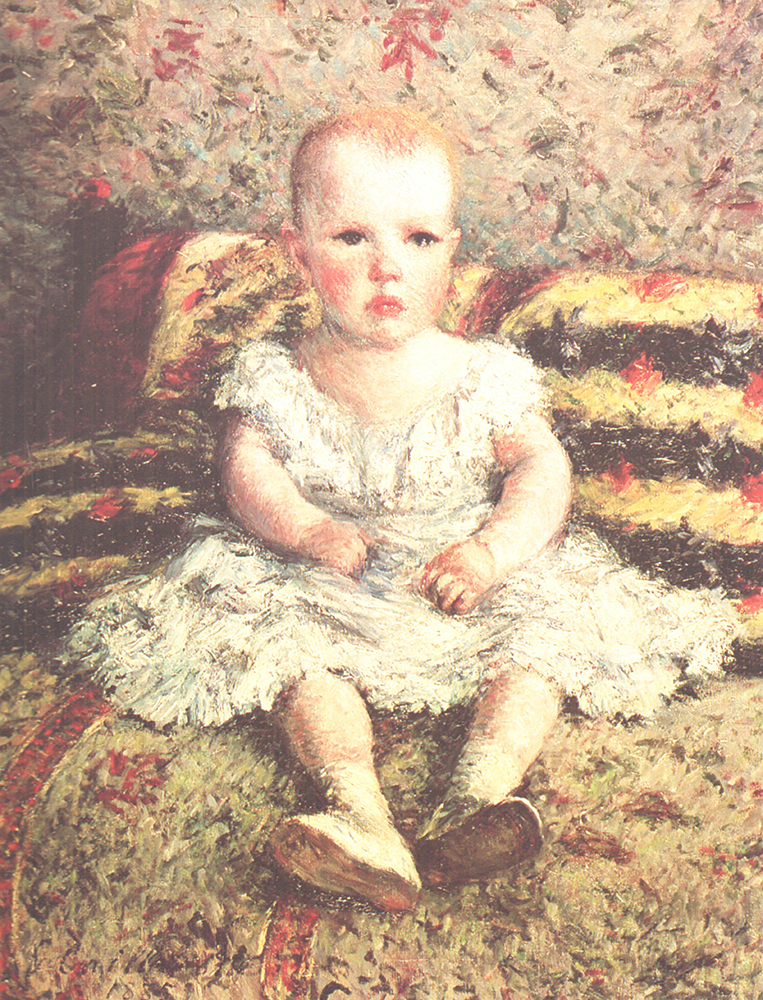 Gustave Caillebotte Portrait de Maurice Hugot, enfant - 1885 oil painting reproduction