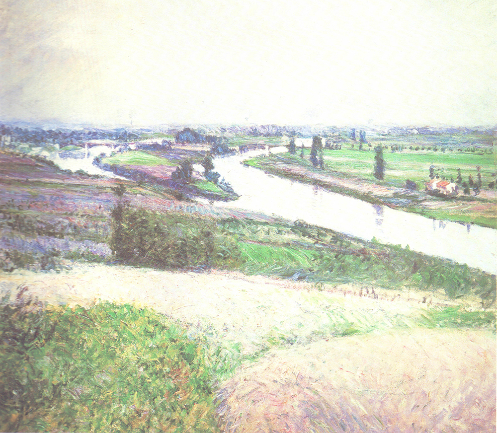 Gustave Caillebotte La Seine a la Pointe d'Epenay oil painting reproduction