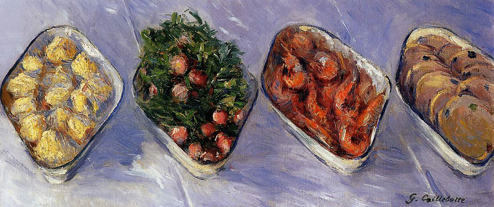 Gustave Caillebotte Hors d'Oeuvre - 1881  oil painting reproduction