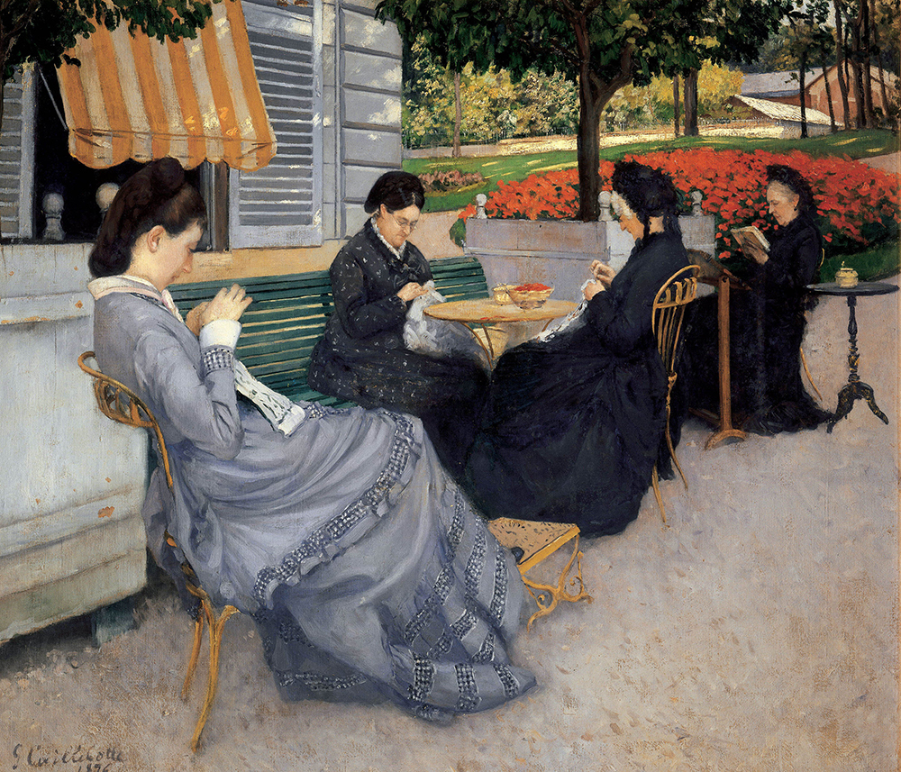 Gustave Caillebotte Portraits in the Countryside - 1876  oil painting reproduction