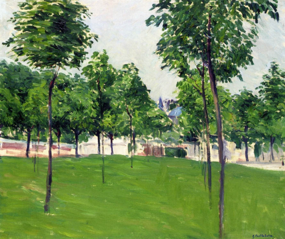 Gustave Caillebotte Promenade at Argenteuil - 1883  oil painting reproduction