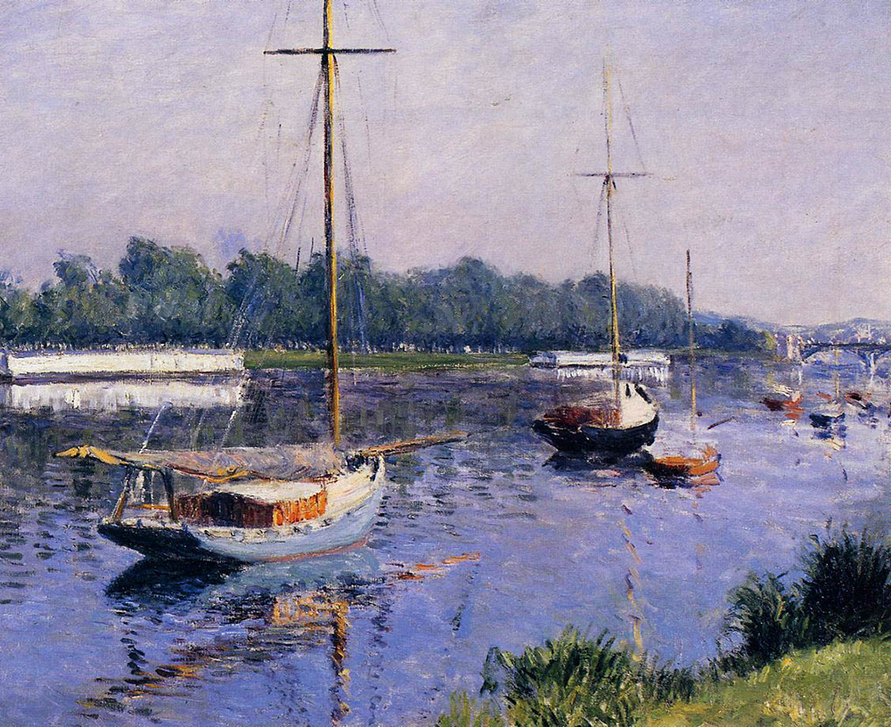 Gustave Caillebotte The Basin at Argenteuil - 1882  oil painting reproduction