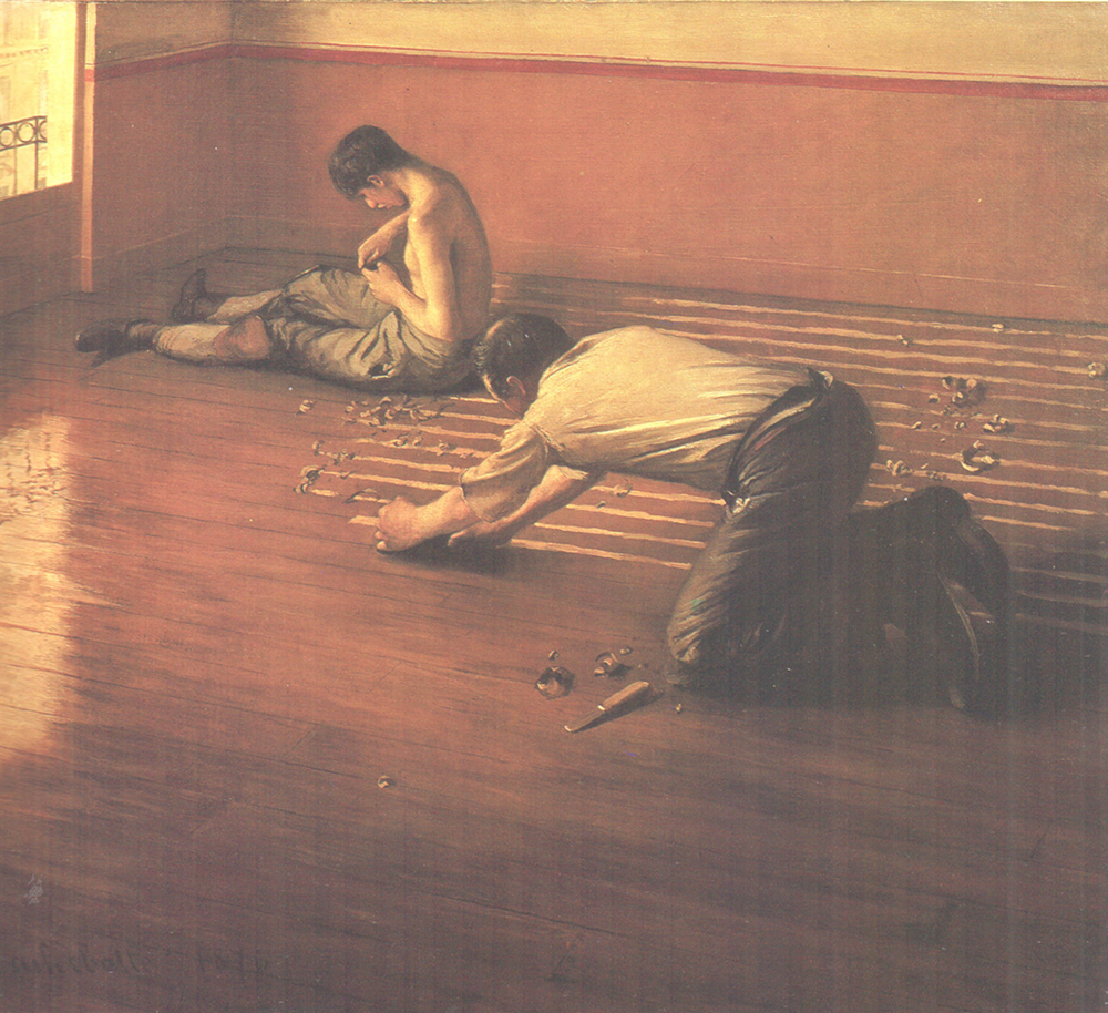 Gustave Caillebotte The Floor Scrapers oil painting reproduction