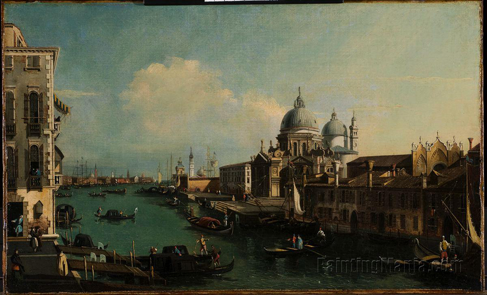 Giovanni Canaletto Church of La Salute, Venice oil painting reproduction