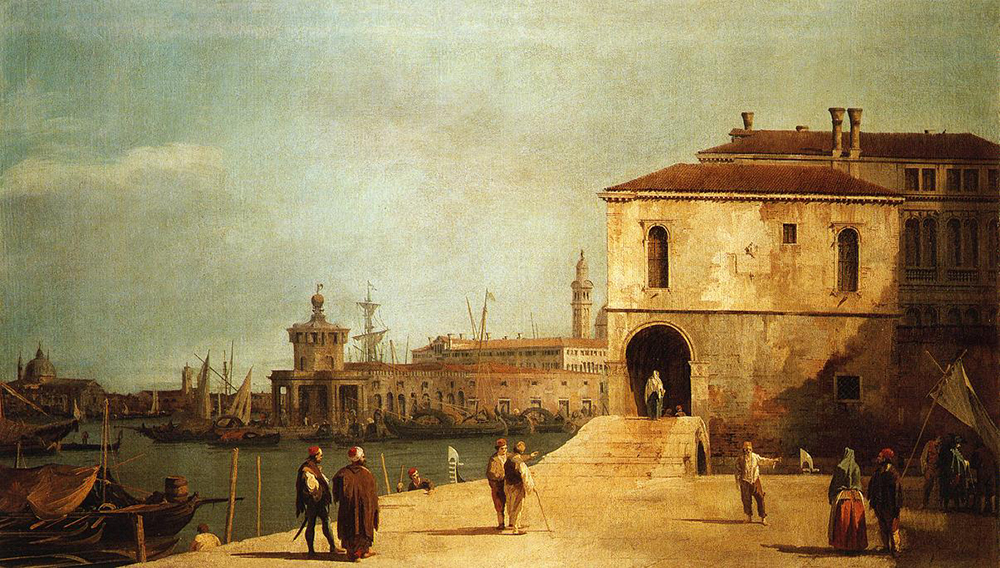 Giovanni Canaletto Fonteghetto della Farina oil painting reproduction