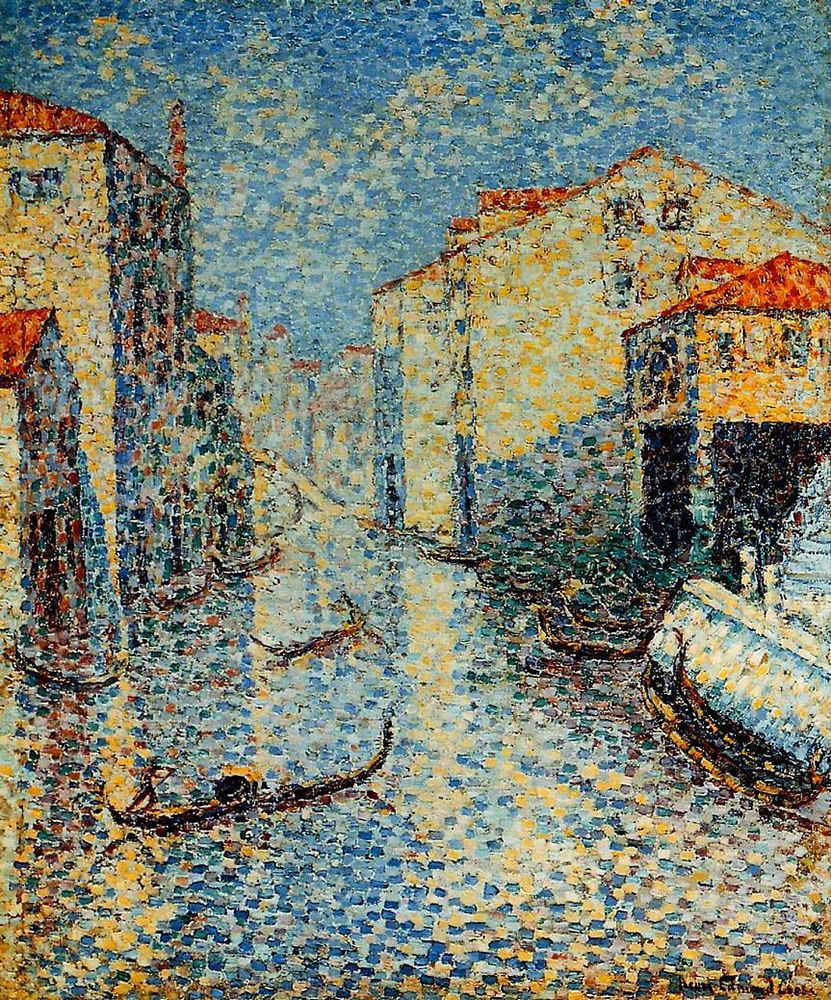 Henri-Edmond Cross A Venetian Canal, 1903 oil painting reproduction