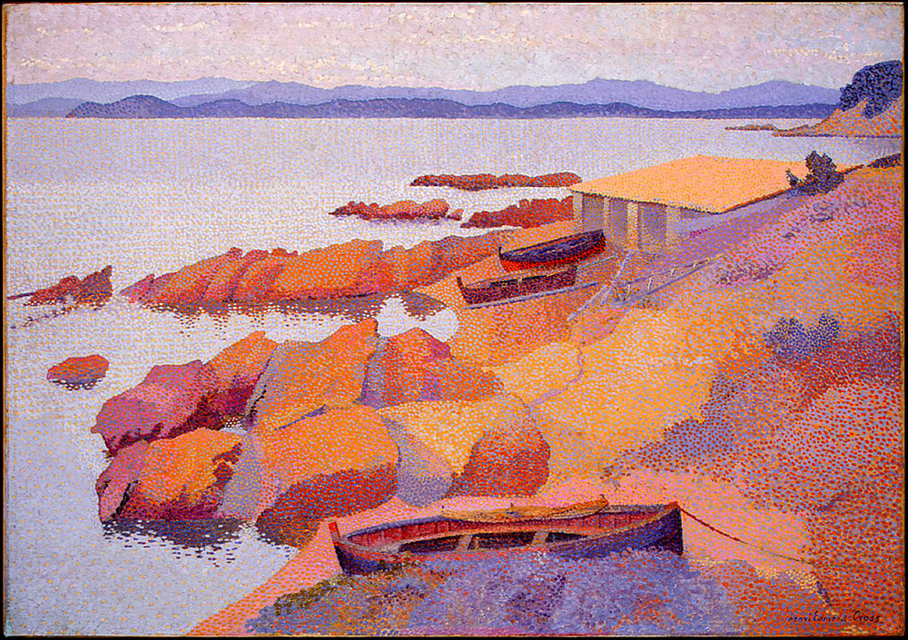 Henri-Edmond Cross Coast Near Antibes, 1891 oil painting reproduction