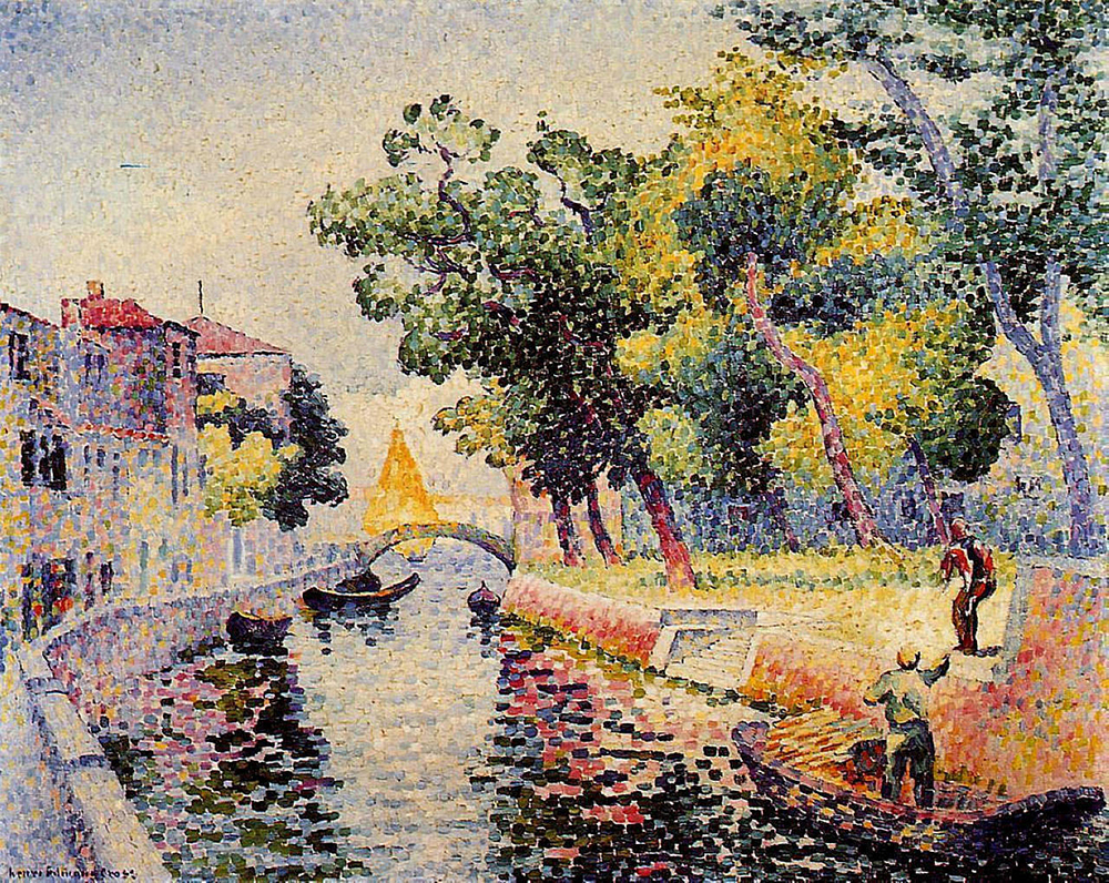 Henri-Edmond Cross Ponte San Trovaso, 1902 oil painting reproduction