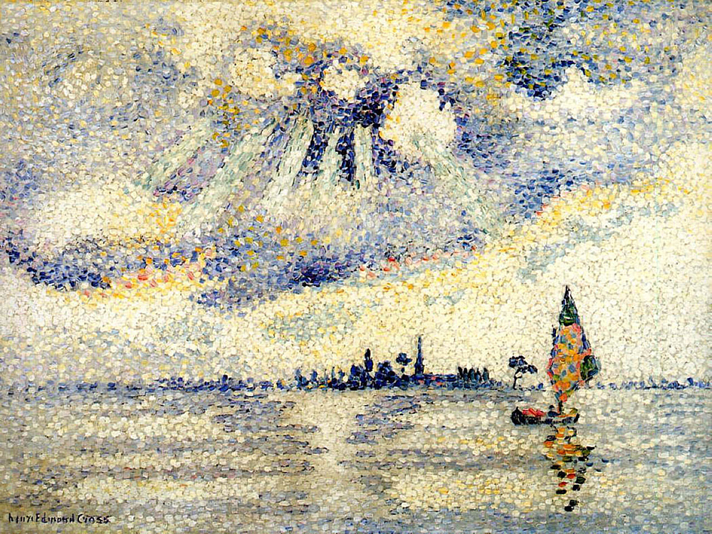 Henri-Edmond Cross Sunset on the Lagoon, Venice, 1903 oil painting reproduction