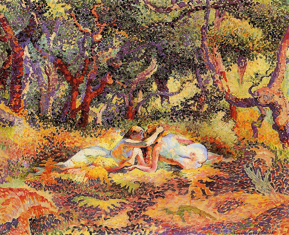 Henri-Edmond Cross The Forest, 1906 oil painting reproduction