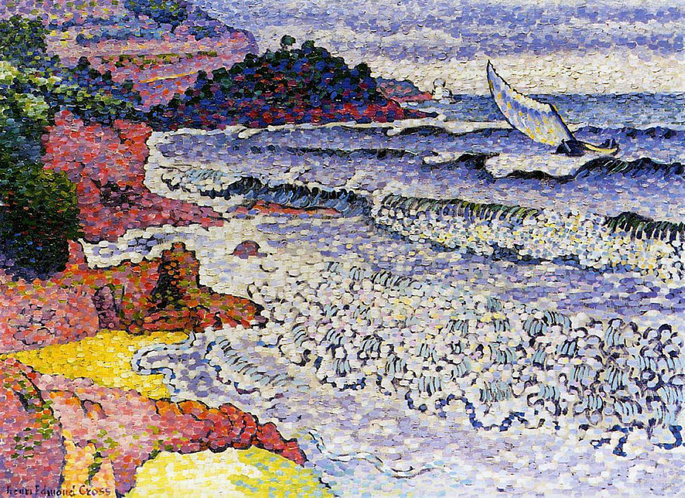 Henri-Edmond Cross The Lapping Sea, 1902-05 oil painting reproduction