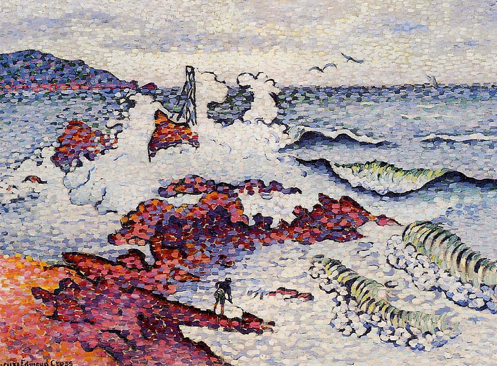 Henri-Edmond Cross The Mediterranean, East Wind, 1902 oil painting reproduction