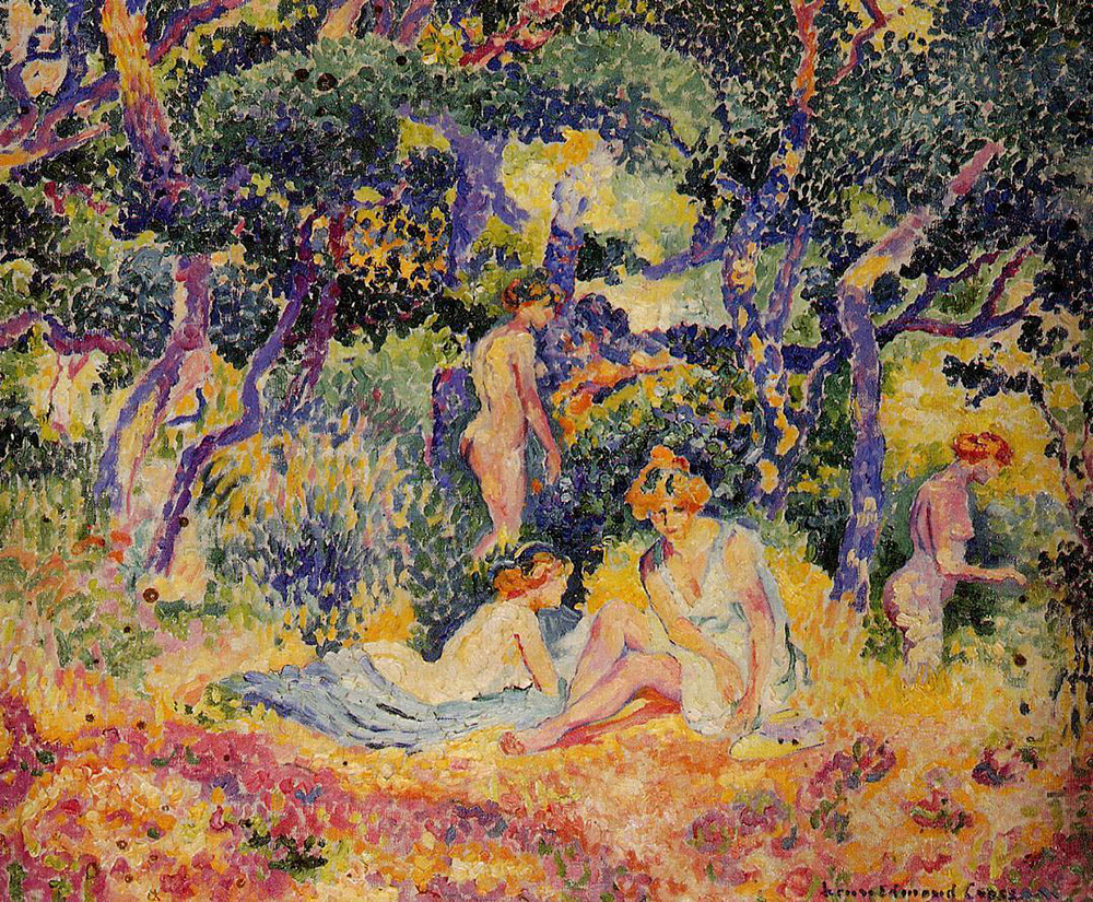 Henri-Edmond Cross The Woods, 1906 oil painting reproduction