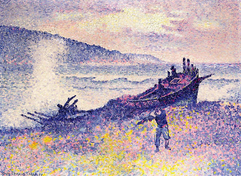 Henri-Edmond Cross The Wreck, 1899 oil painting reproduction