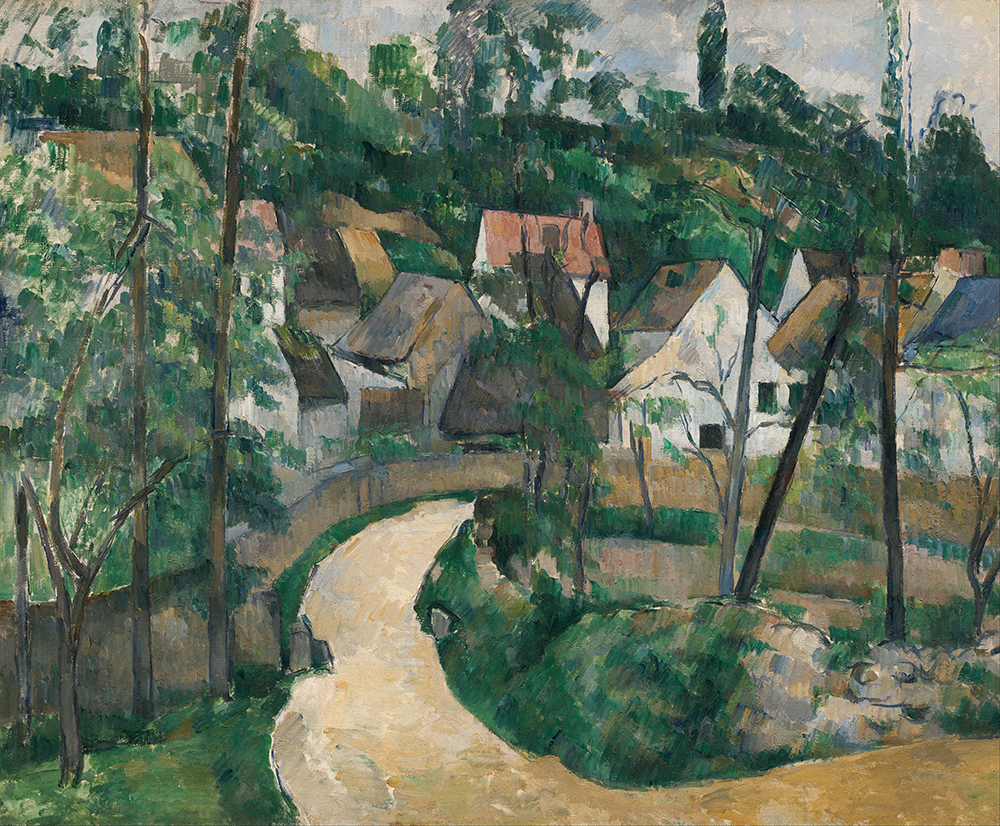 Paul Cezanne A Turn in the Road, 1881 oil painting reproduction