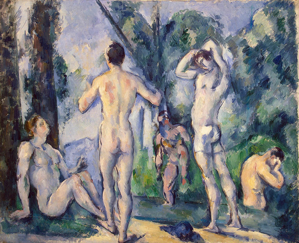 Paul Cezanne Bathers, 1890 oil painting reproduction