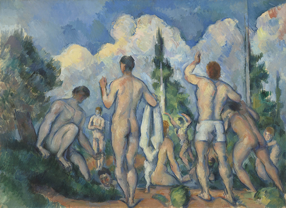 Paul Cezanne Bathers, 1890-91 oil painting reproduction