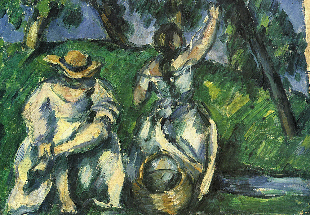 Paul Cezanne Fishing, 1876-77 oil painting reproduction