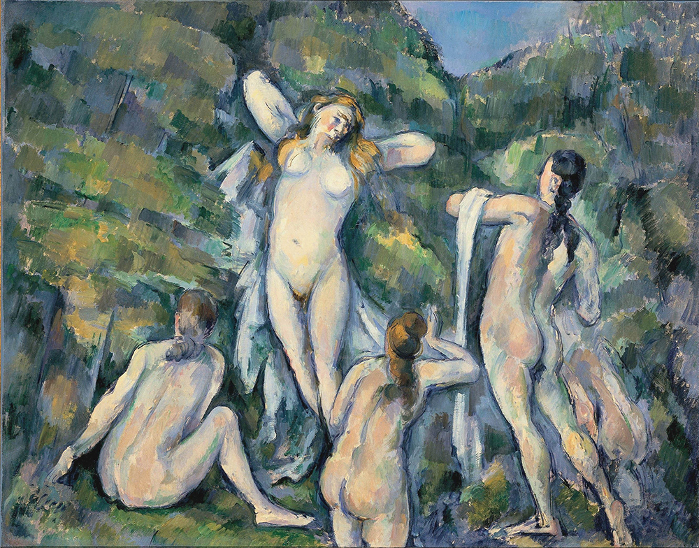Paul Cezanne Four Bathers, 1888-90 oil painting reproduction
