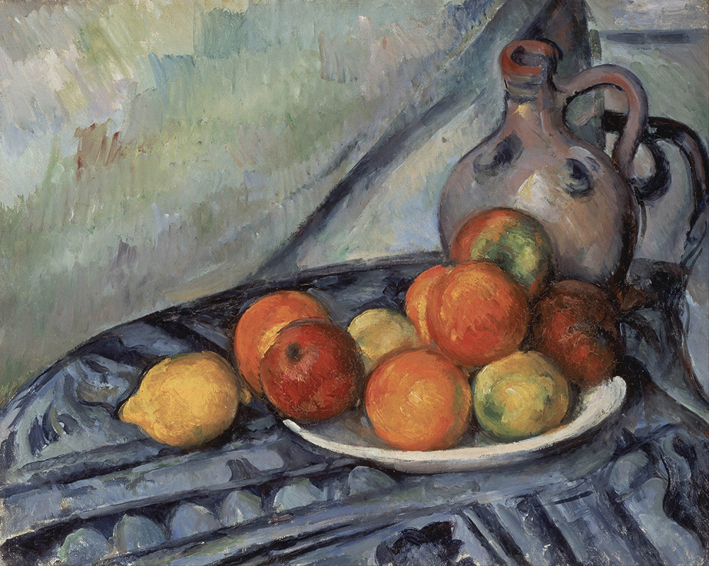 Paul Cezanne Fruit and a Jug on a Table, 1890-94 oil painting reproduction