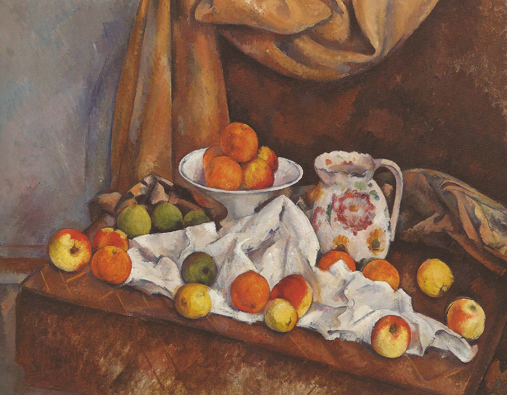 Paul Cezanne Fruit Bowl, Pitcher and Fruit, 1892-94 oil painting reproduction