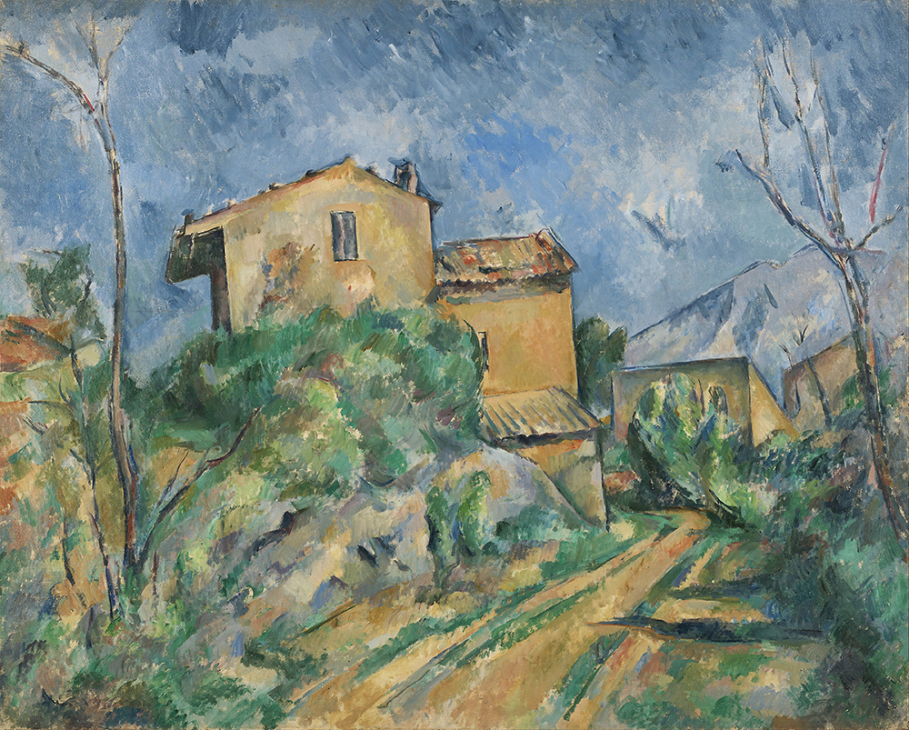Paul Cezanne House of Maria with a View of Chateau Noir, 1895 oil painting reproduction